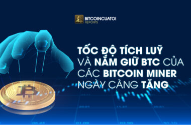 Tốc độc tích luỹ và nắm giữ BTC của các Bitcoin miner ngày càng tăng